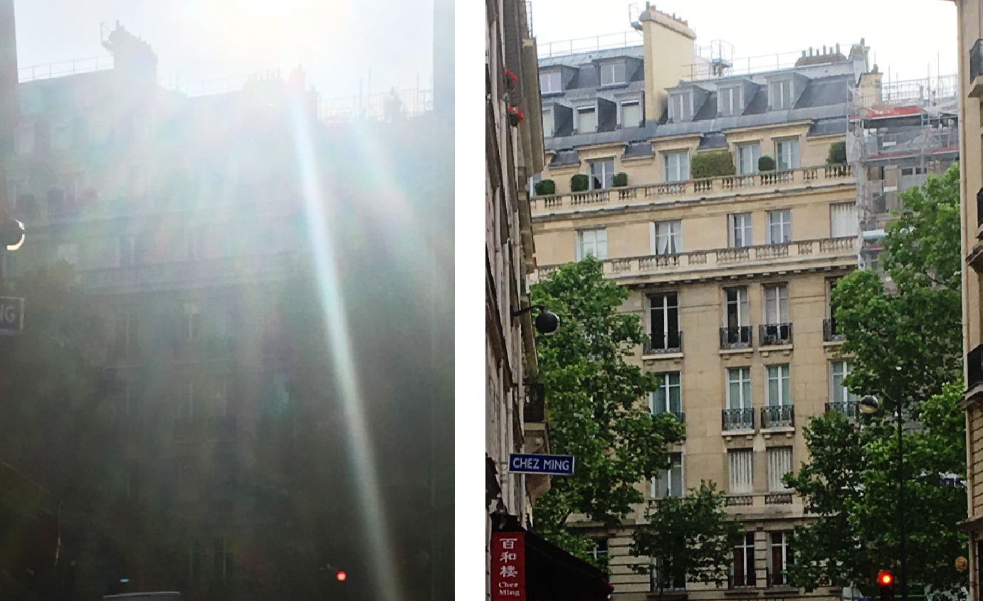 דוגמה לראייה רגילה (שדה חדות מלאה)